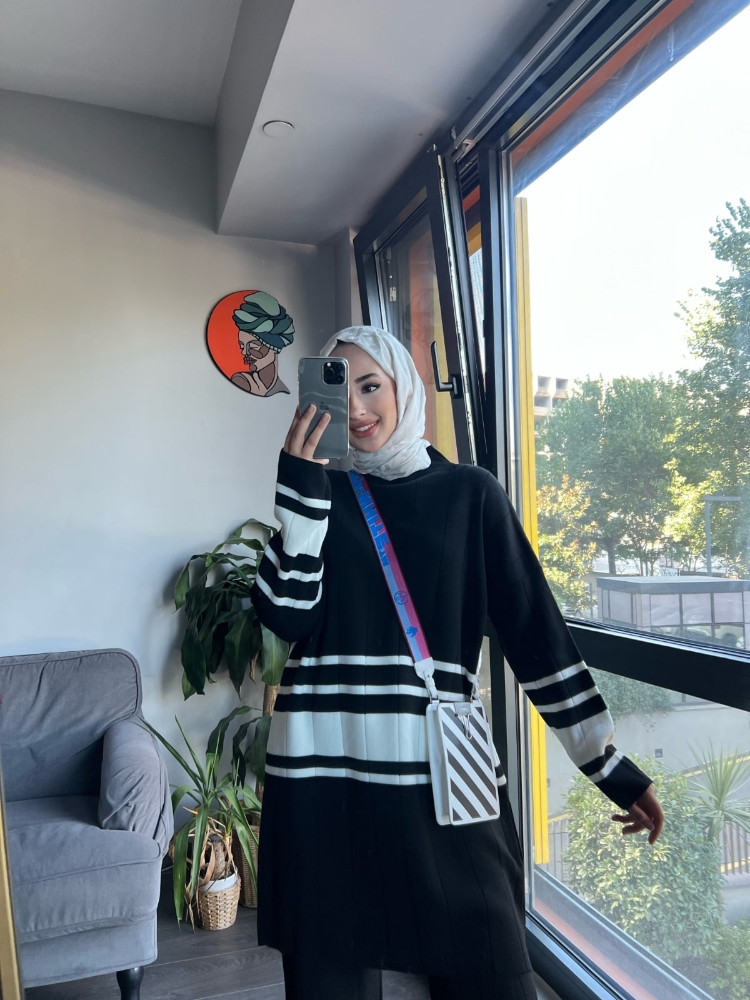 Simple ikili takım Siyah