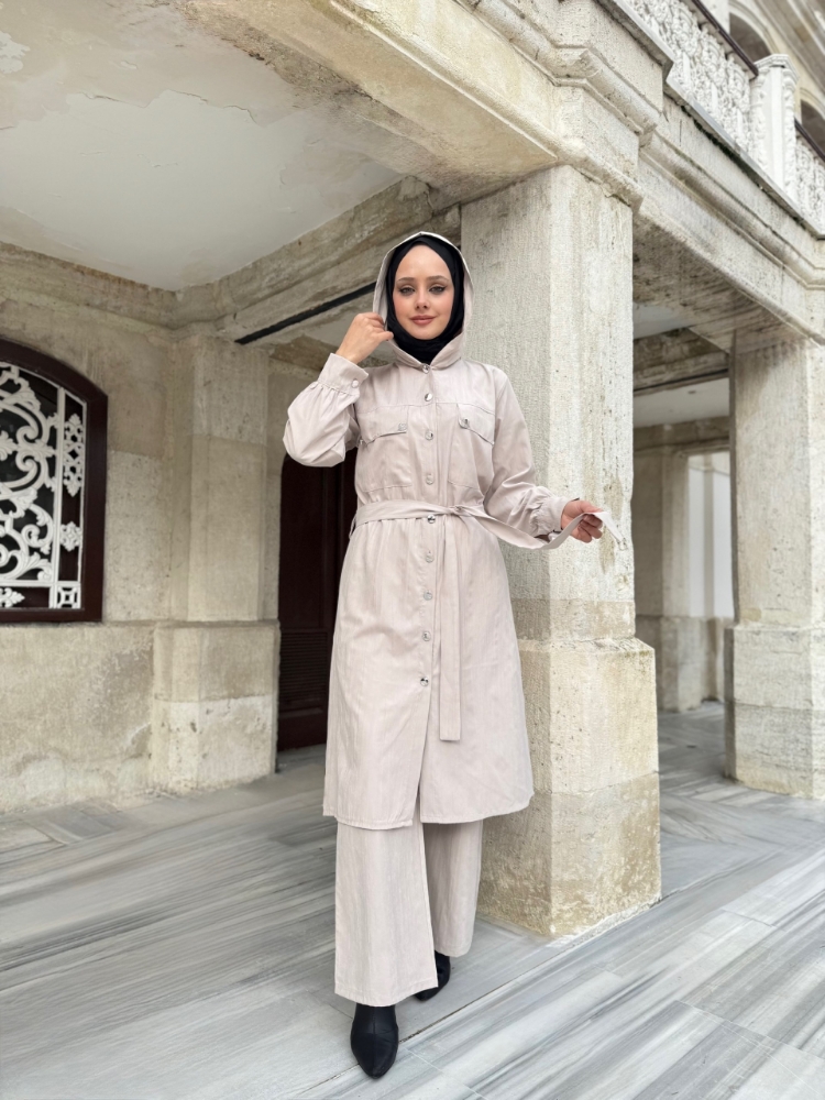 Resim 6521 Nubuk Kap Ceket ve Pantolon Takım