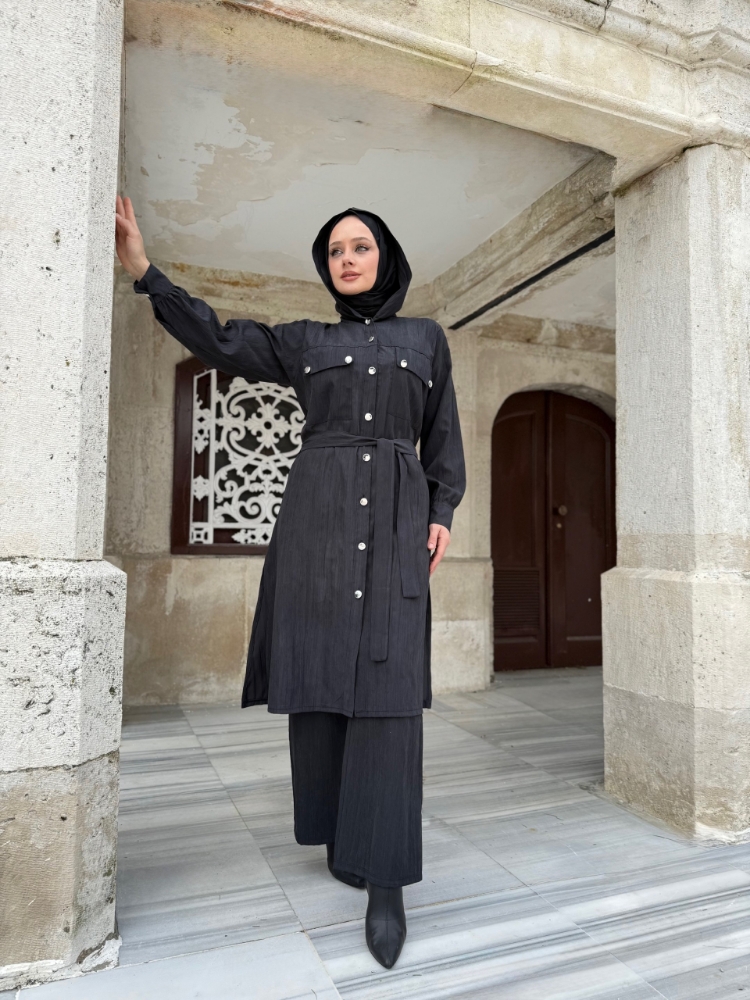 Resim 6521 Nubuk Kap Ceket ve Pantolon Takım