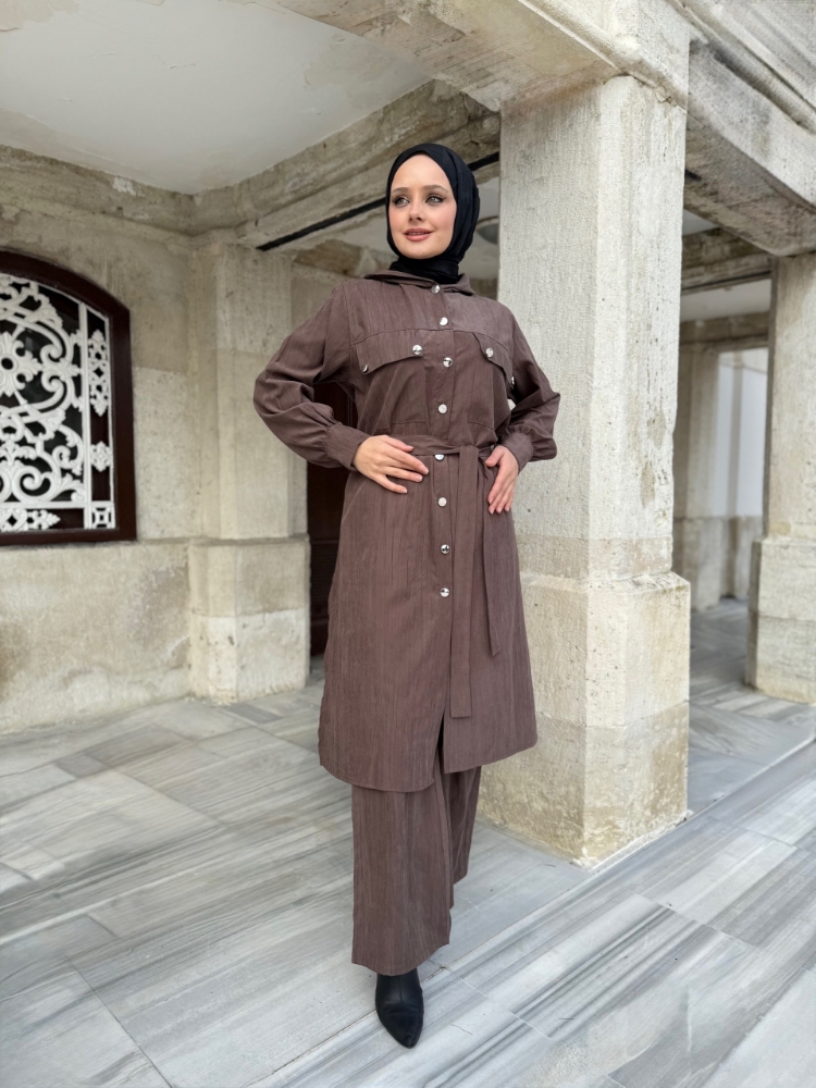 Resim 6521 Nubuk Kap Ceket ve Pantolon Takım