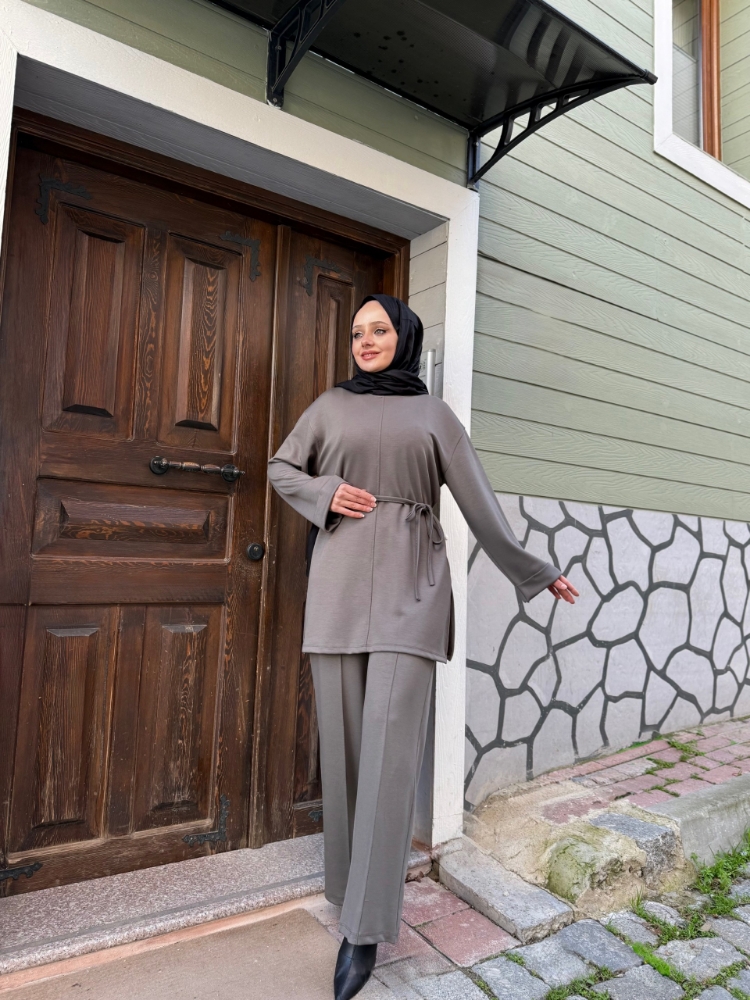 Resim 6478 Oysho Belden Bağlamalı Pantolon Takım