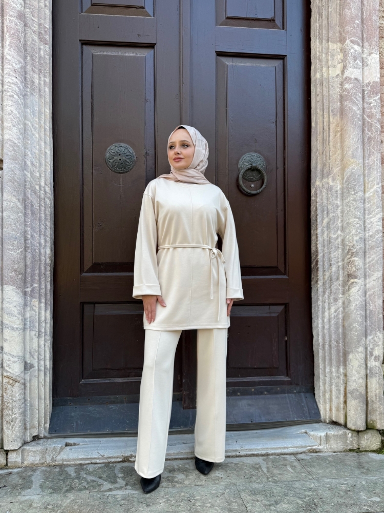 Resim 6478 Oysho Belden Bağlamalı Pantolon Takım