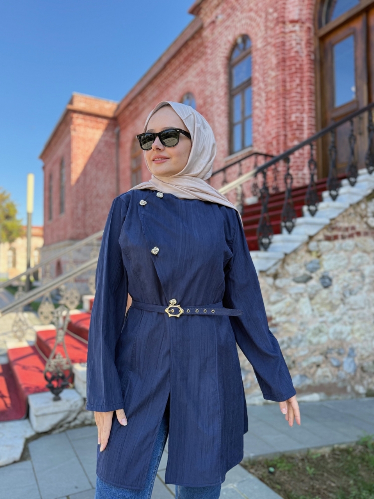 Resim 6524 Nubuk Kemerli Tunik